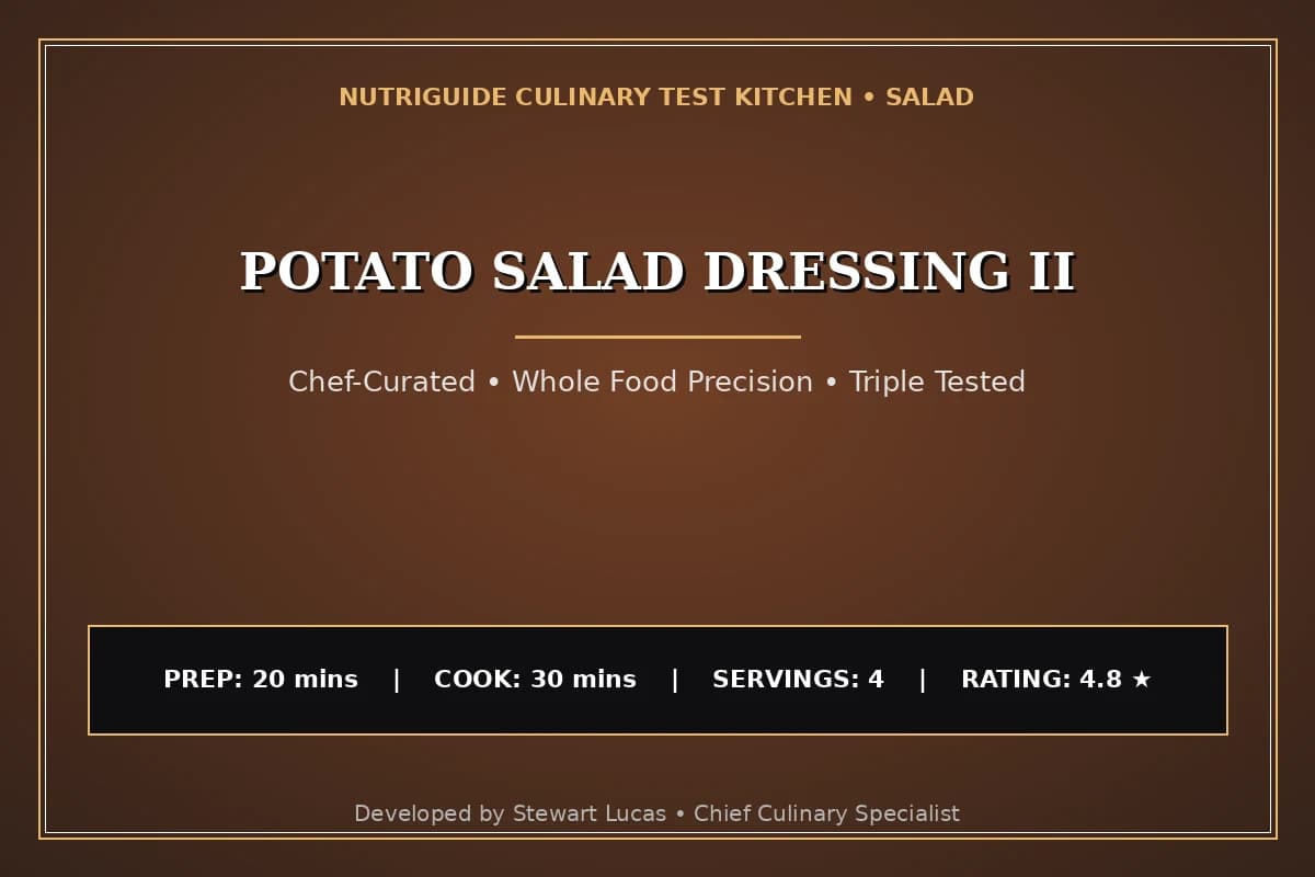 Potato Salad Dressing Ii
