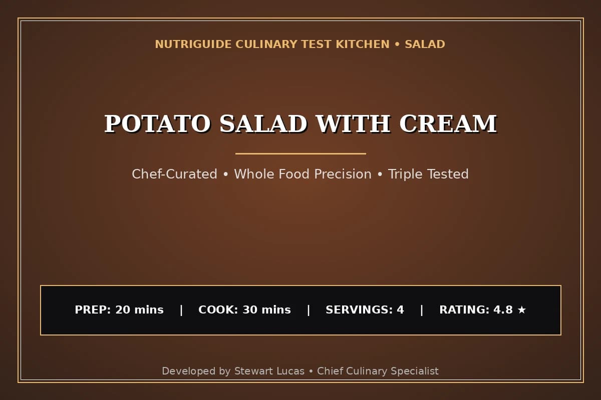 Potato Salad With Cream