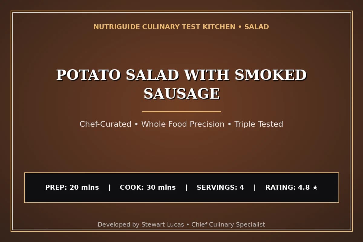 Potato Salad With Smoked Sausage