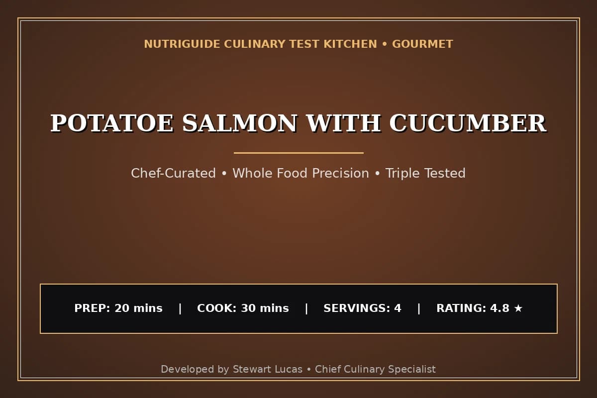 Potatoe Salmon With Cucumber