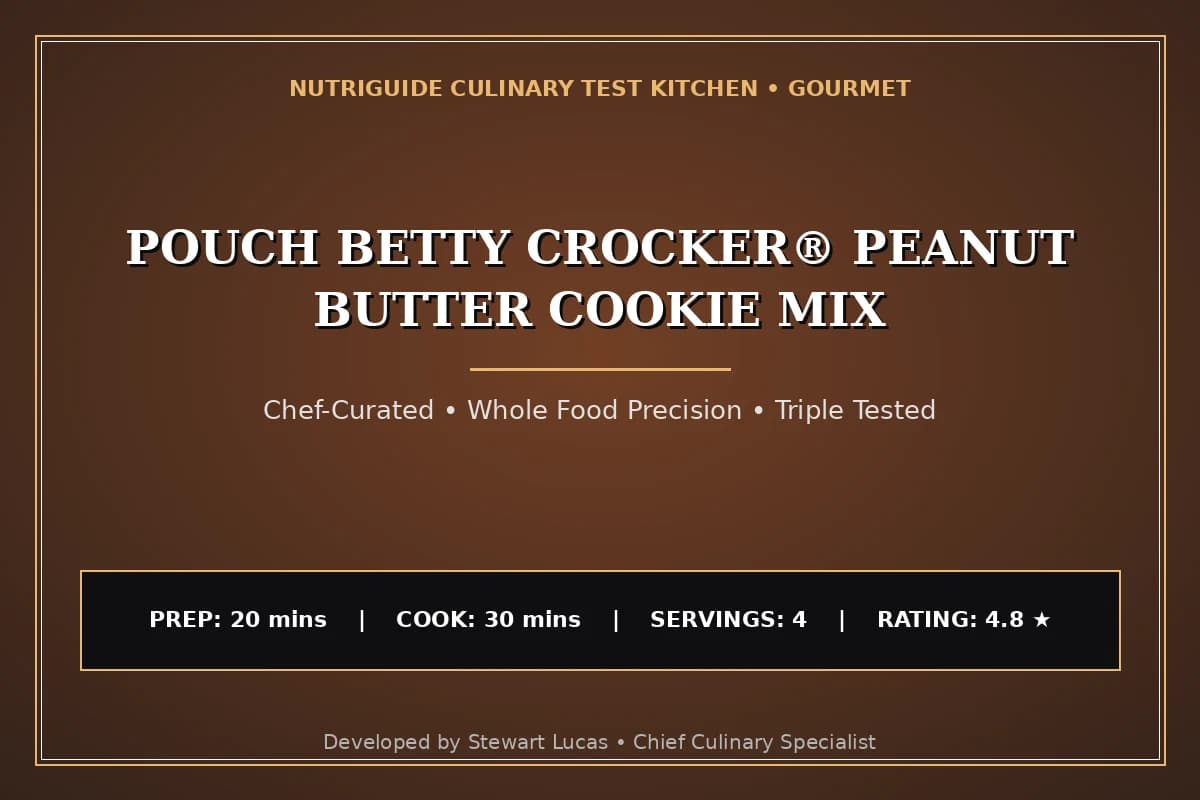 Pouch Betty Crocker® Peanut Butter Cookie Mix