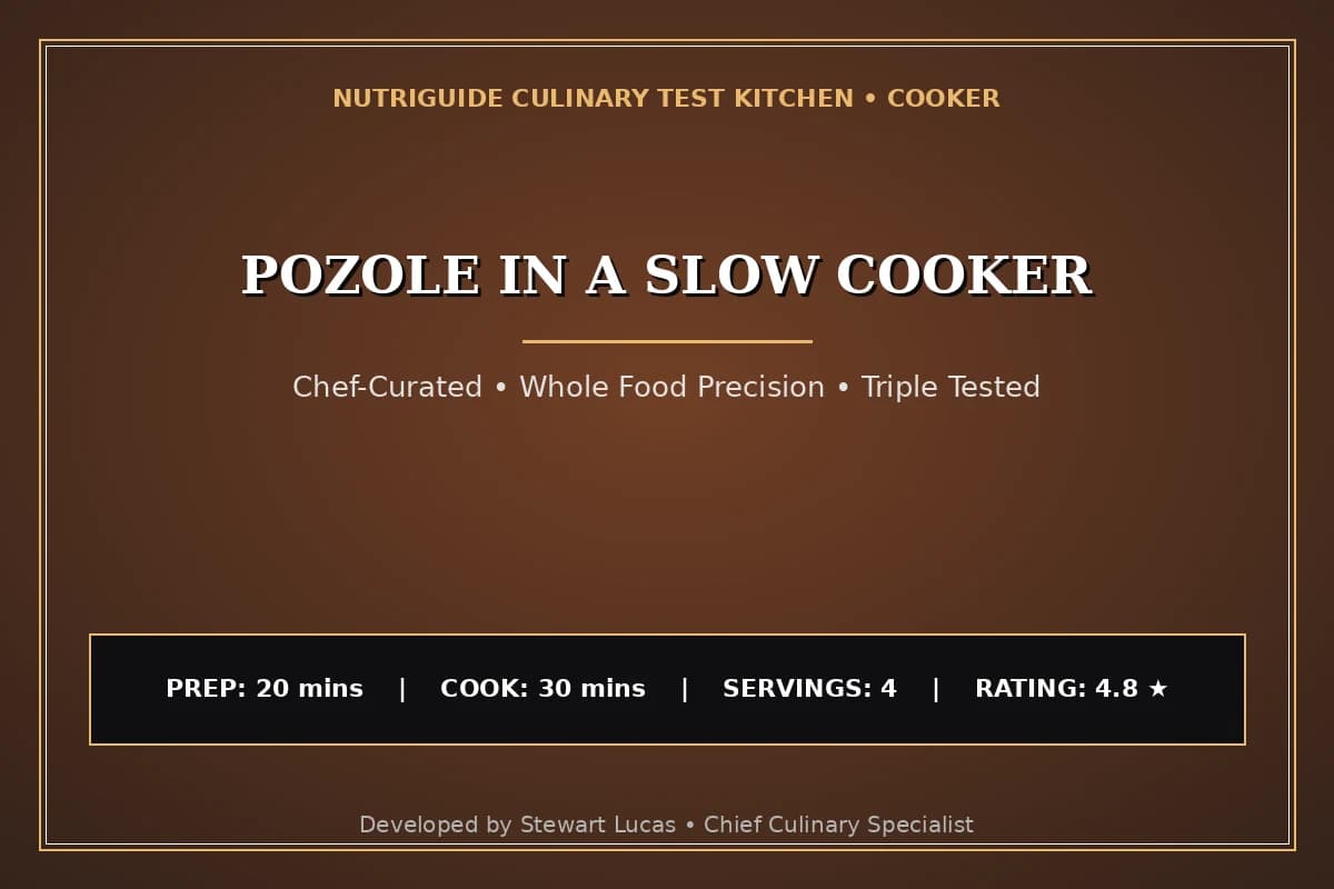 Pozole In A Slow Cooker