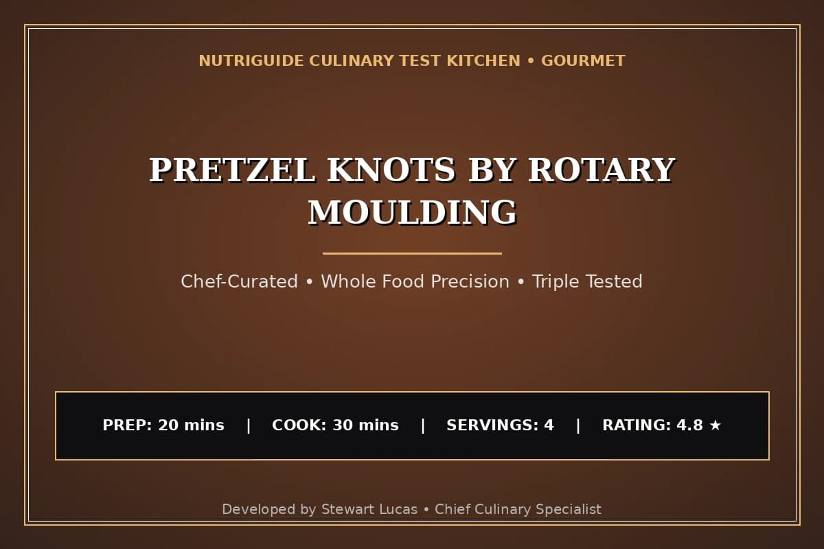 Pretzel Knots By Rotary Moulding