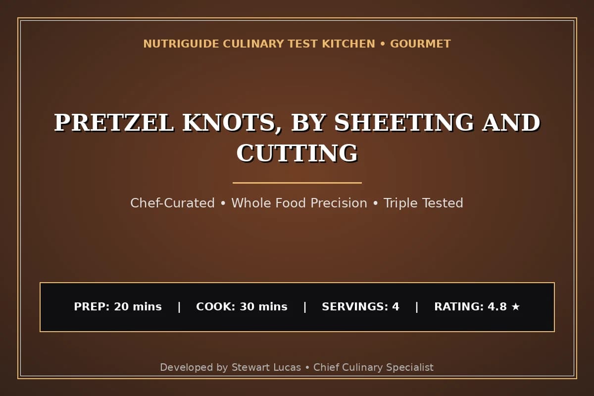Pretzel Knots, By Sheeting And Cutting