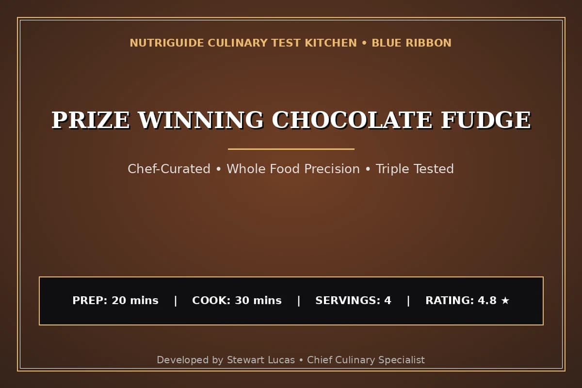 Prize Winning Chocolate Fudge