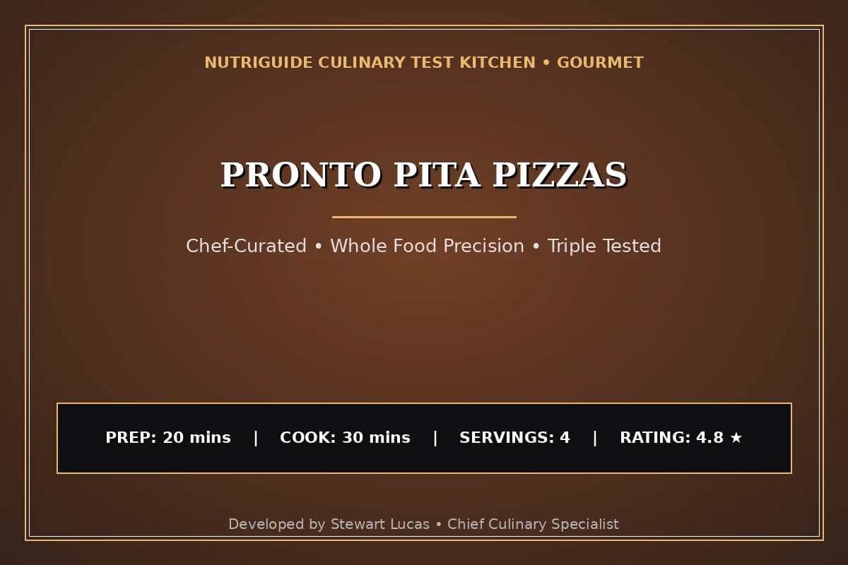 Pronto Pita Pizzas