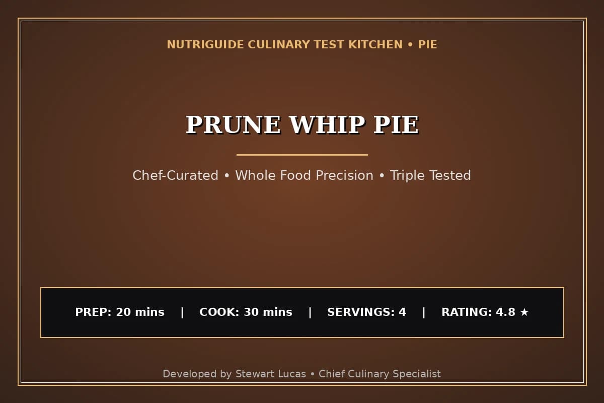 Prune Whip Pie