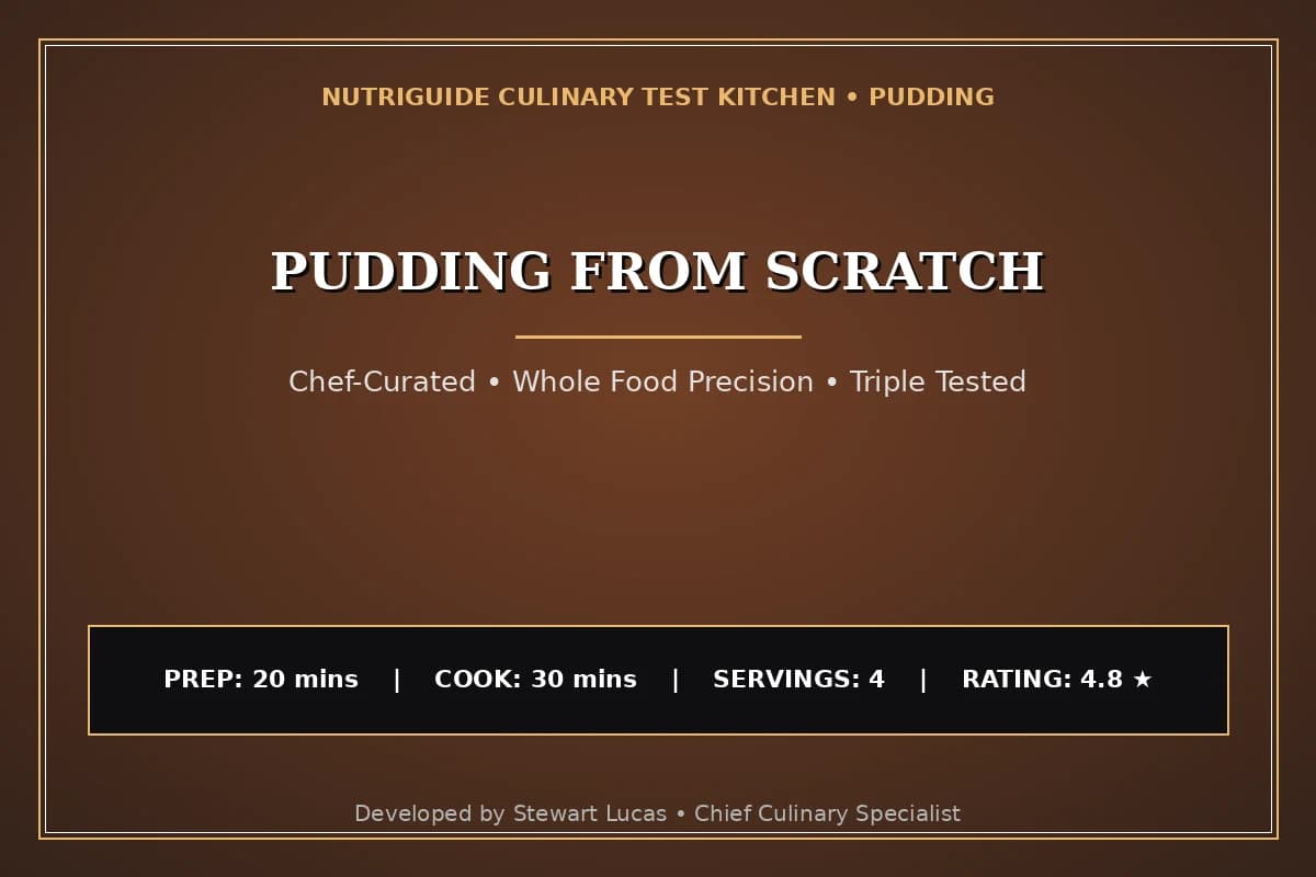 Pudding From Scratch