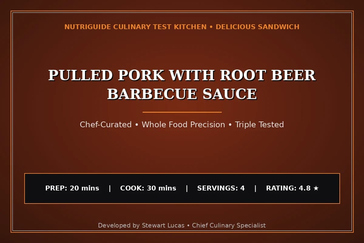 Pulled Pork With Root Beer Barbecue Sauce