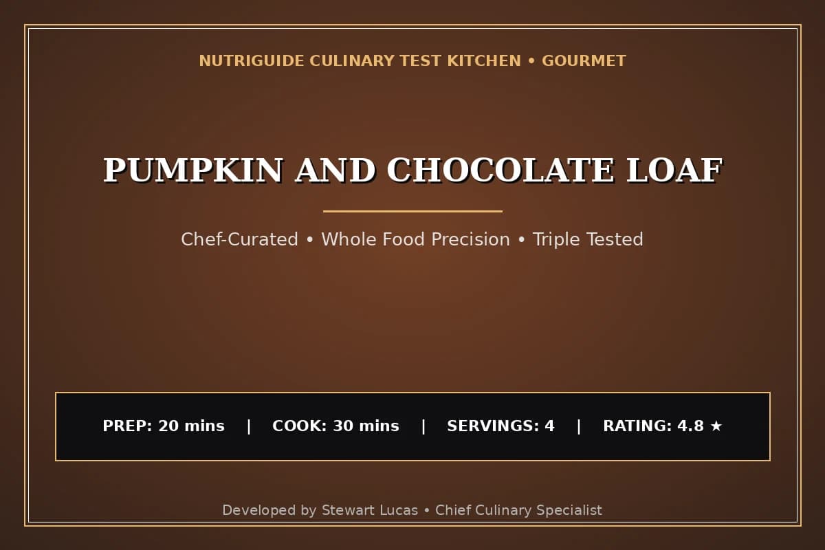 Pumpkin And Chocolate Loaf