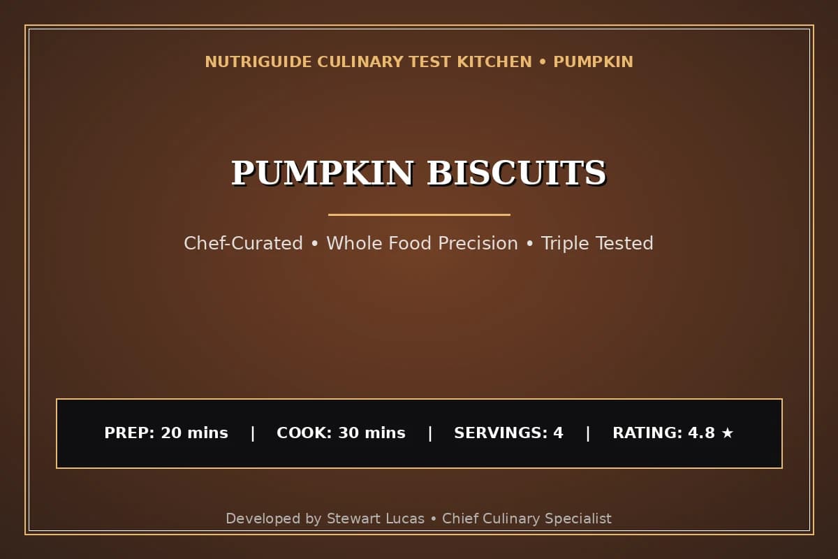 Pumpkin Biscuits