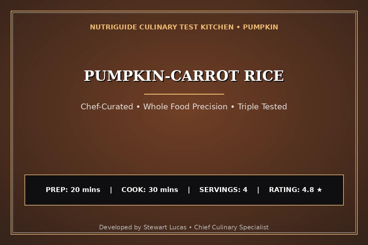 Pumpkin-Carrot Rice