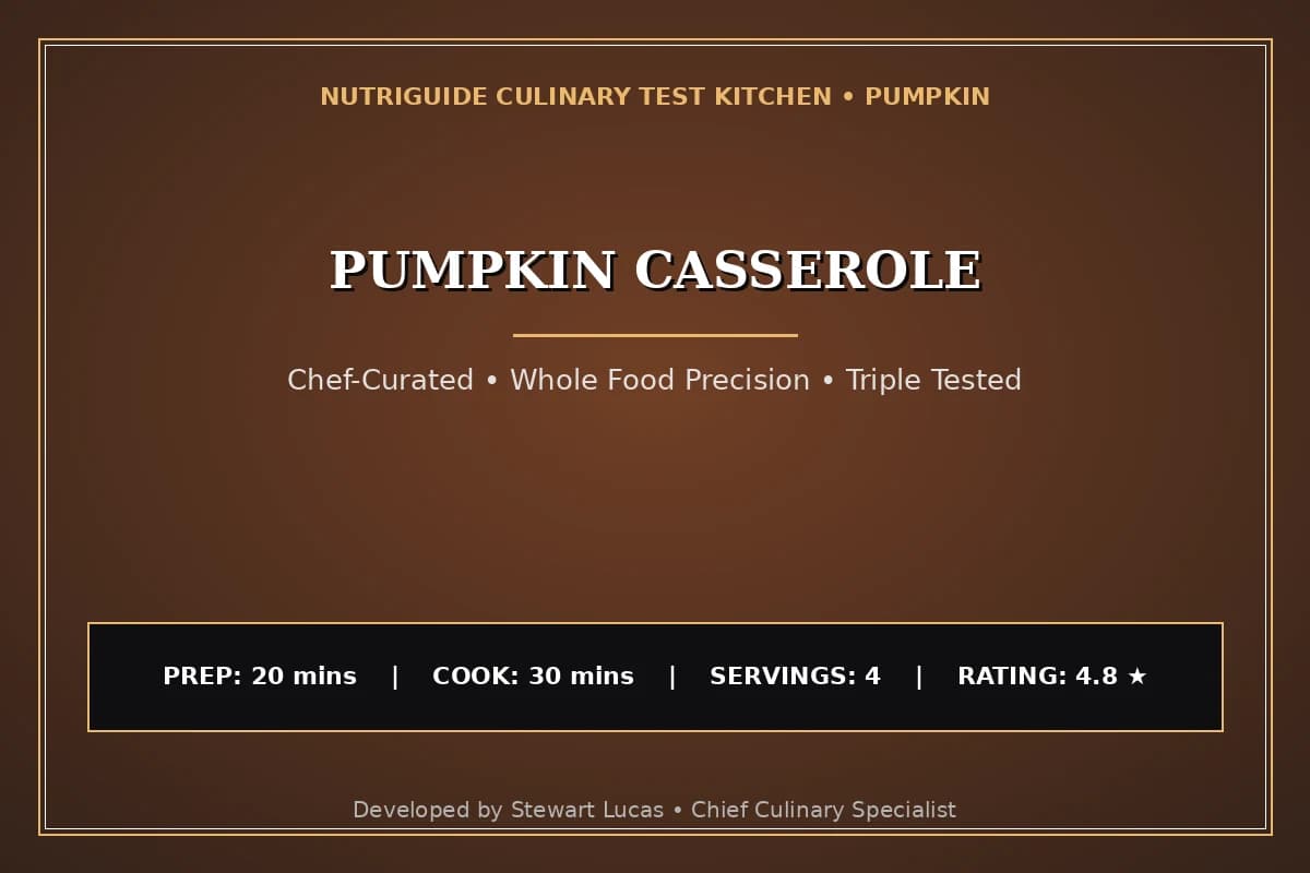 Pumpkin Casserole