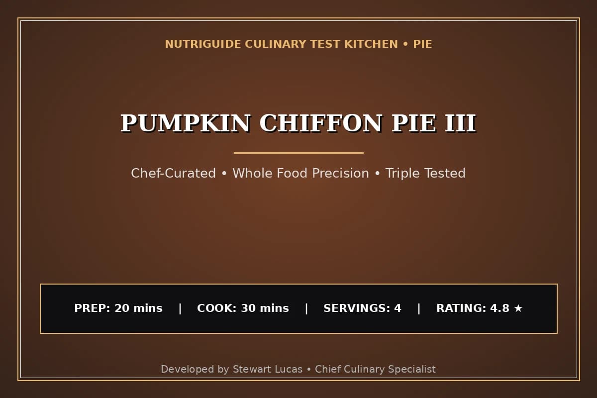 Pumpkin Chiffon Pie Iii