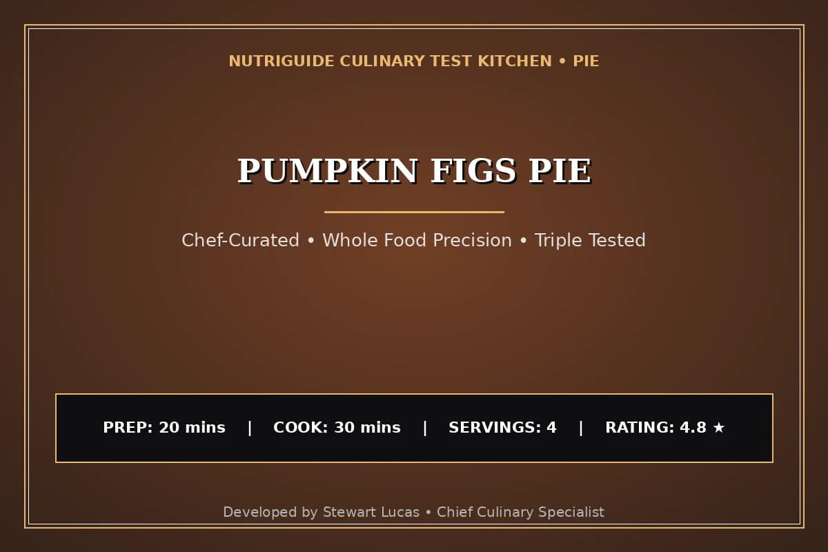 Pumpkin Figs Pie