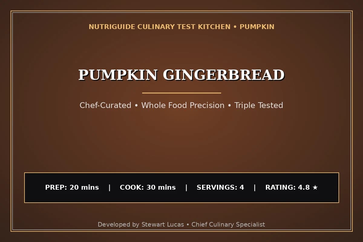 Pumpkin Gingerbread
