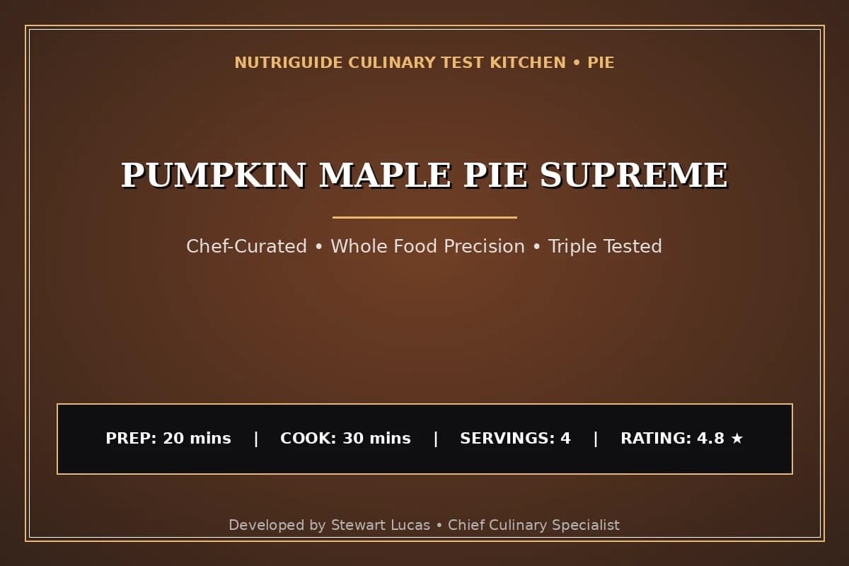 Pumpkin Maple Pie Supreme