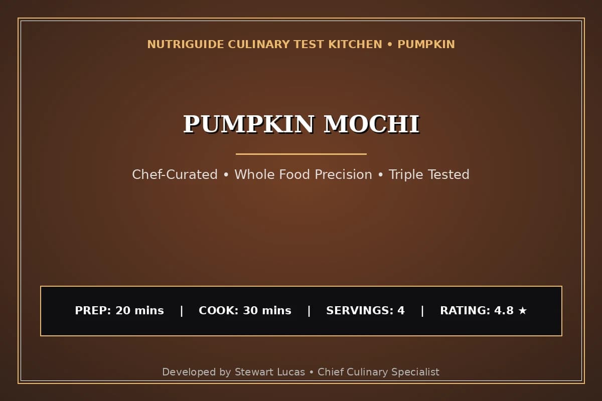Pumpkin Mochi