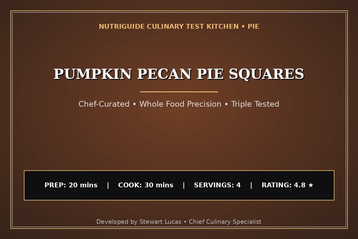 Pumpkin Pecan Pie Squares