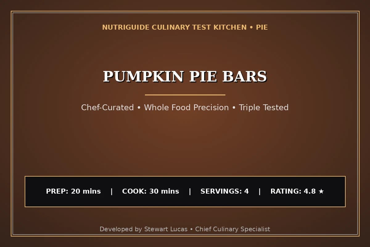 Pumpkin Pie Bars