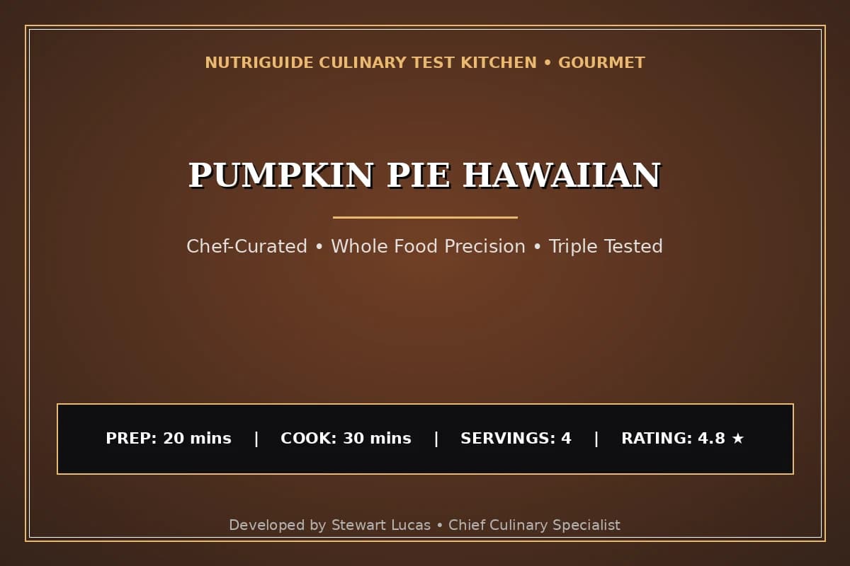 Pumpkin Pie Hawaiian