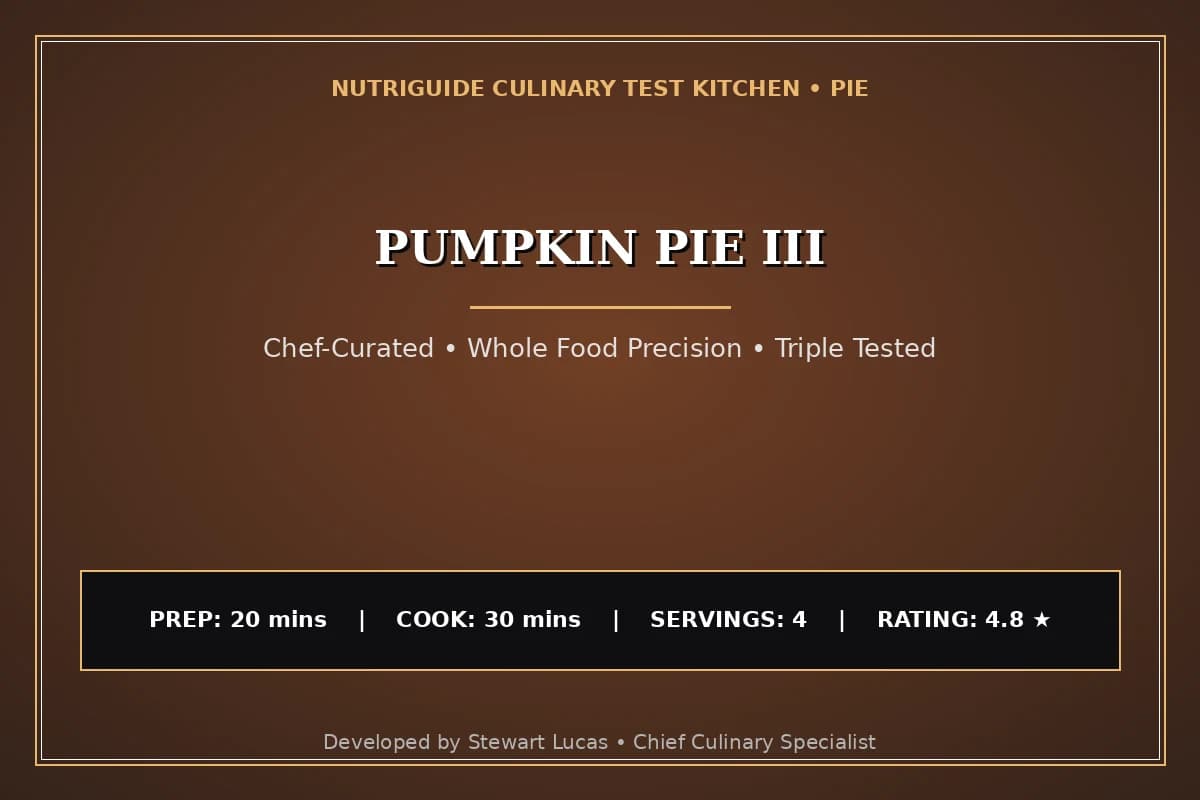 Pumpkin Pie Iii