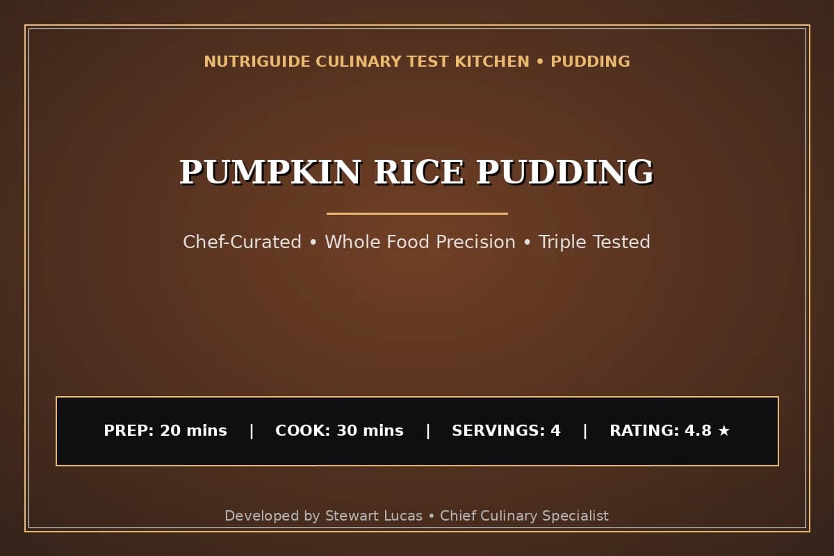 Pumpkin Rice Pudding