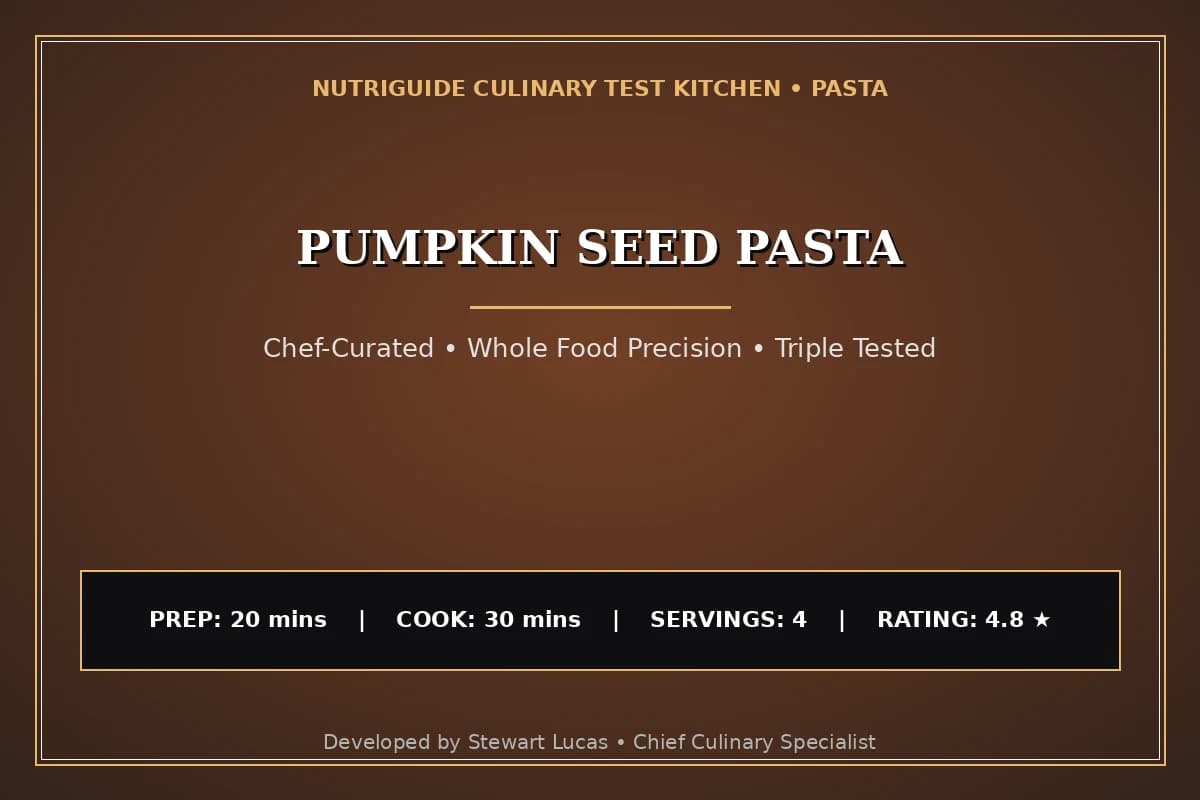 Pumpkin Seed Pasta