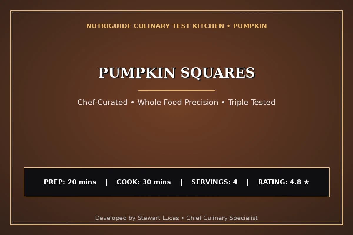 Pumpkin Squares