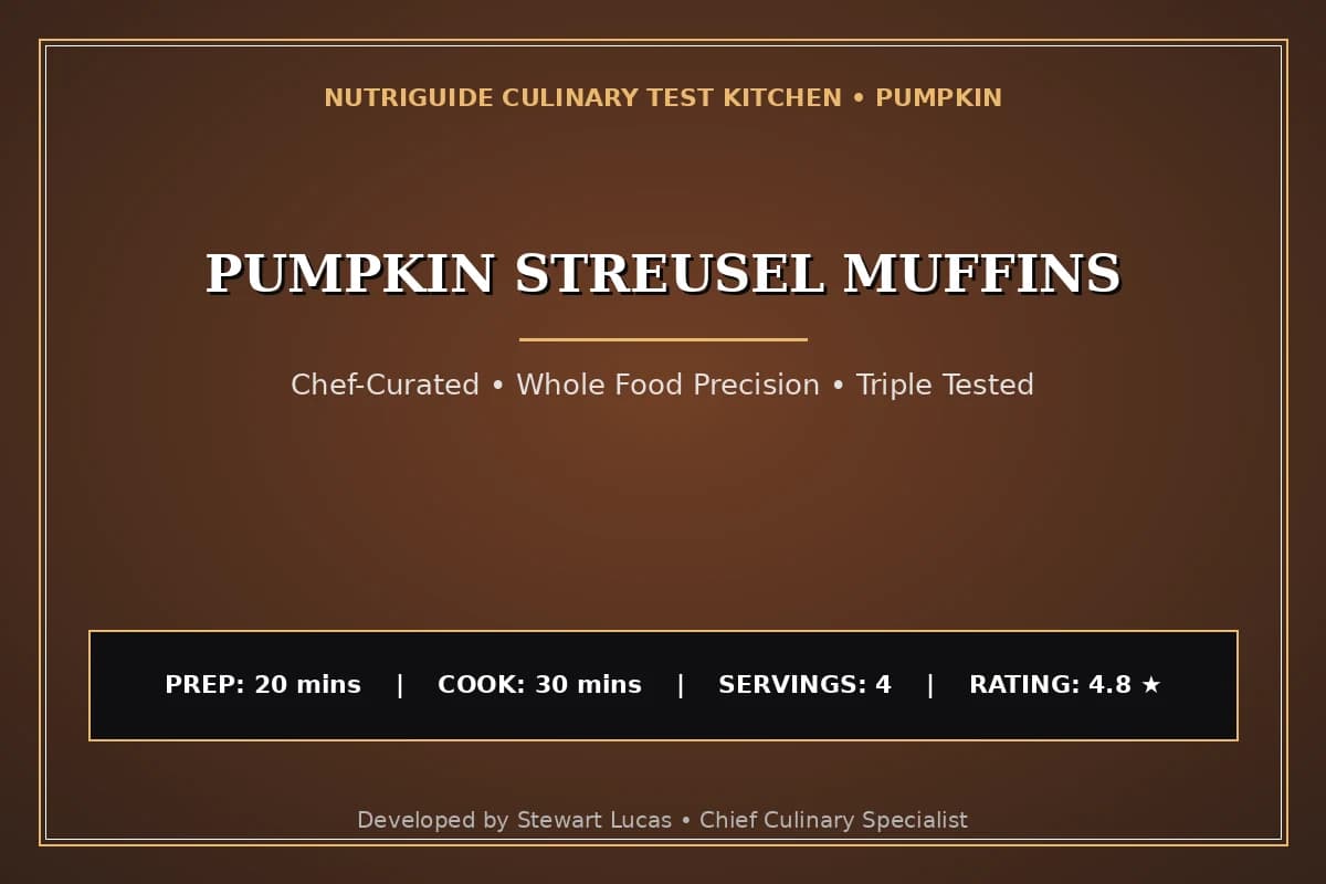 Pumpkin Streusel Muffins