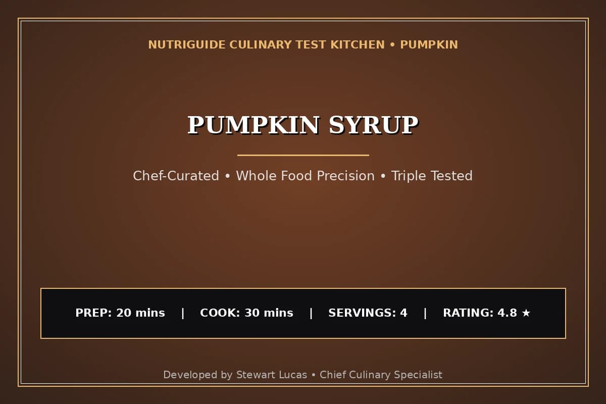 Pumpkin Syrup