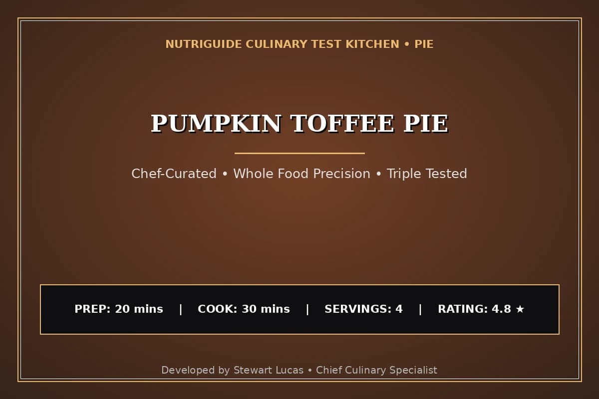 Pumpkin Toffee Pie