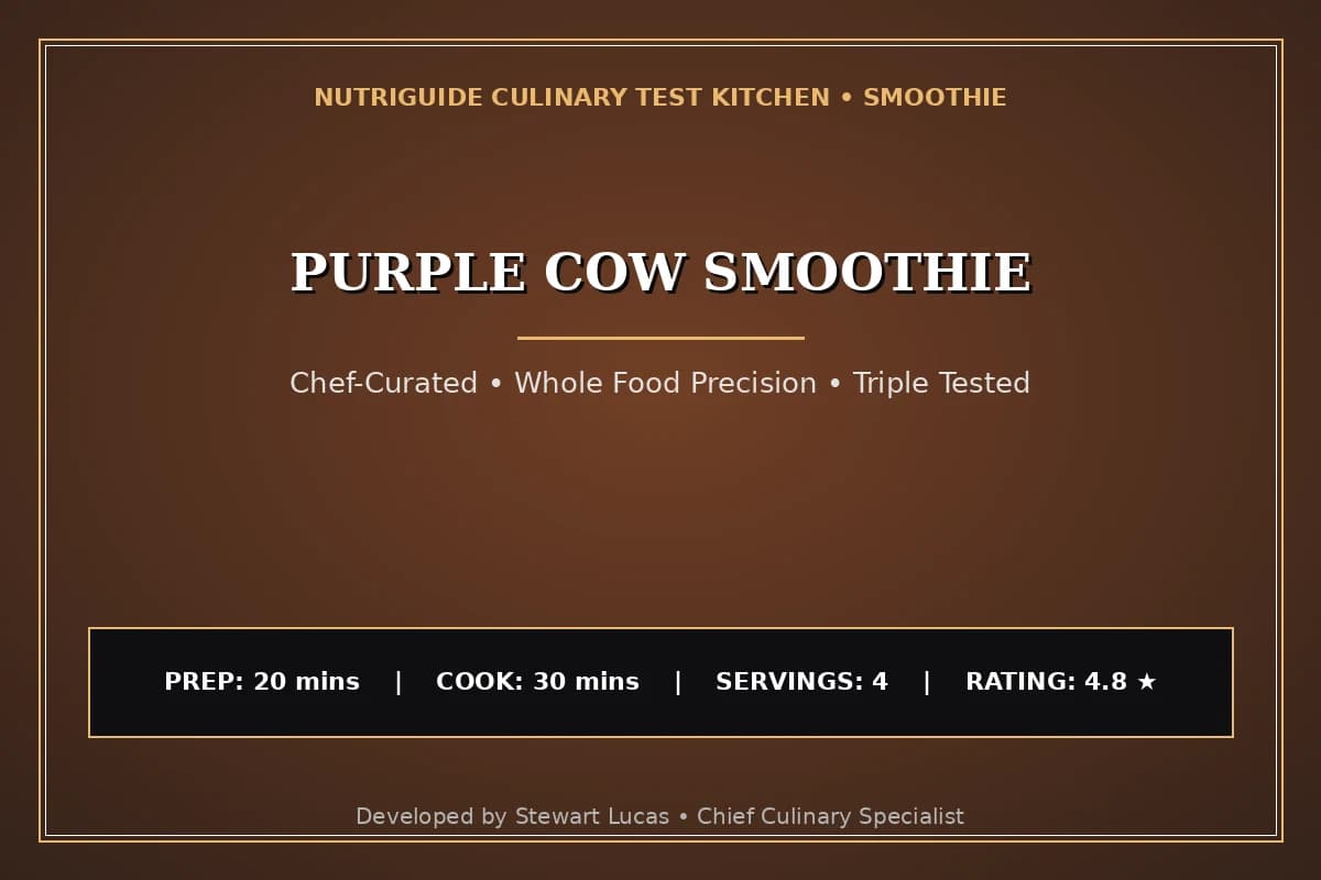 Purple Cow Smoothie