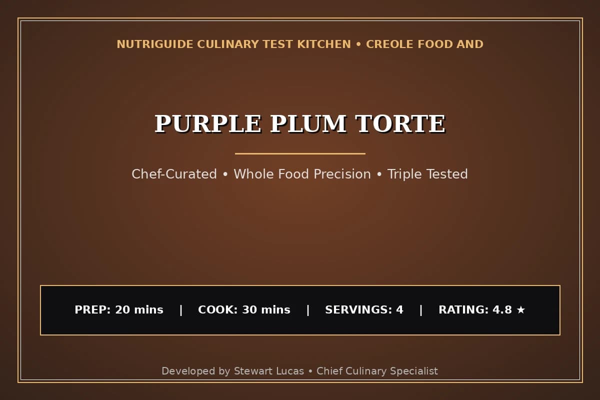 Purple Plum Torte