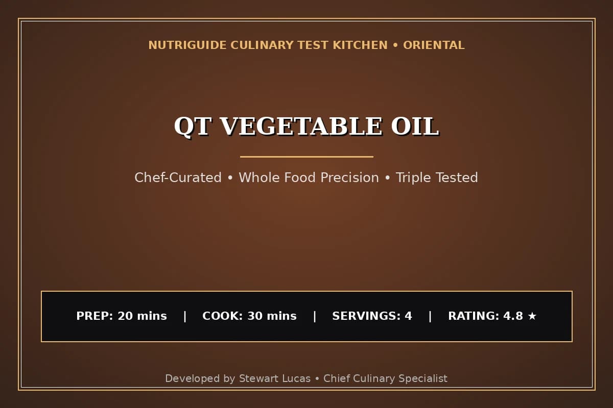 Qt Vegetable Oil