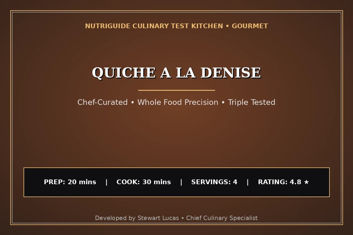 Quiche A La Denise
