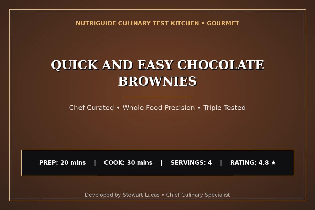Quick And Easy Chocolate Brownies