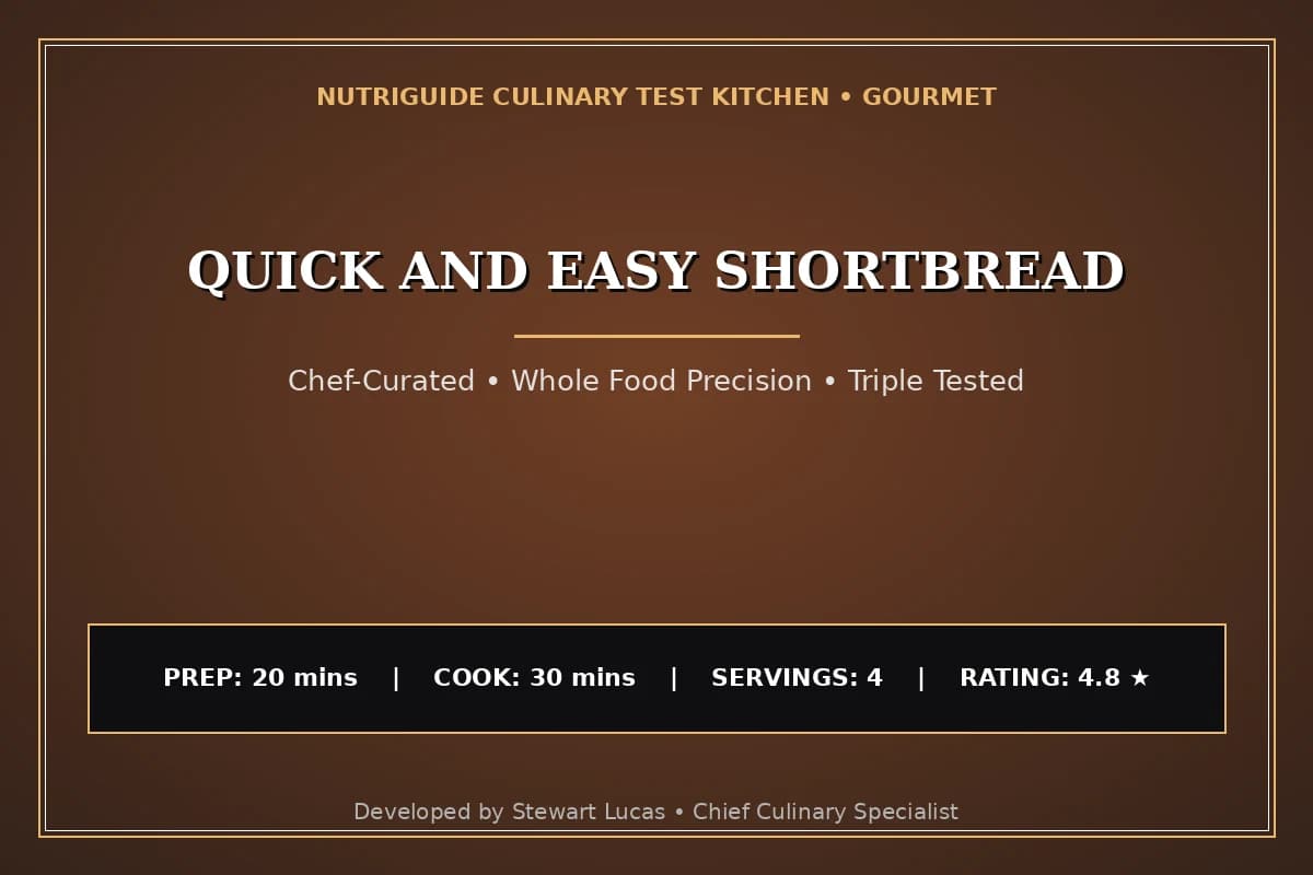 Quick And Easy Shortbread