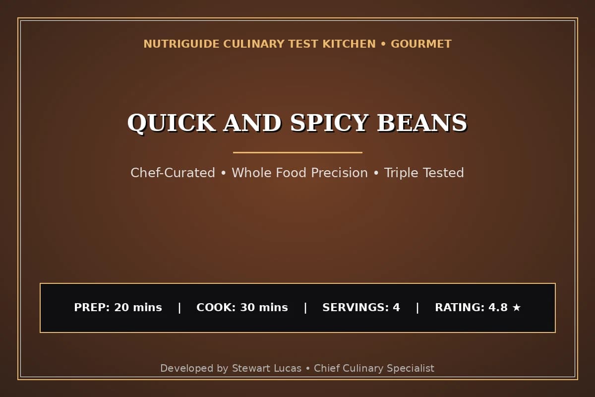 Quick And Spicy Beans