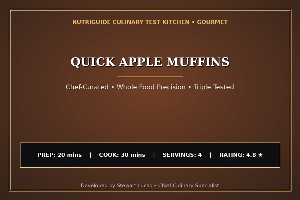 Quick Apple Muffins