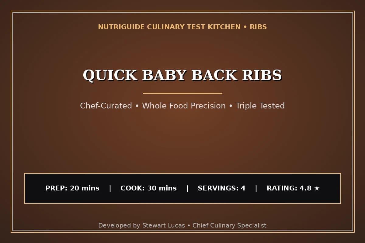 Quick Baby Back Ribs