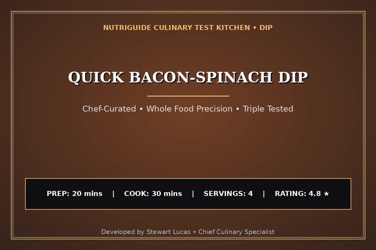 Quick Bacon-Spinach Dip