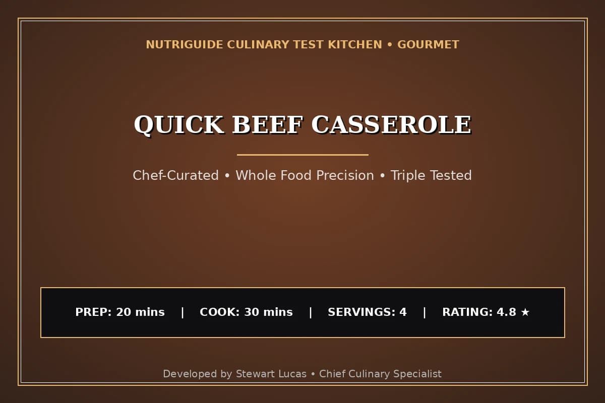 Quick Beef Casserole