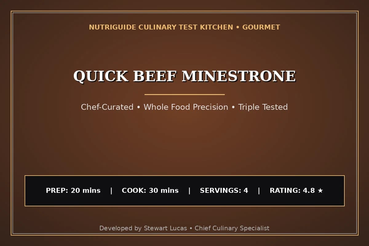 Quick Beef Minestrone
