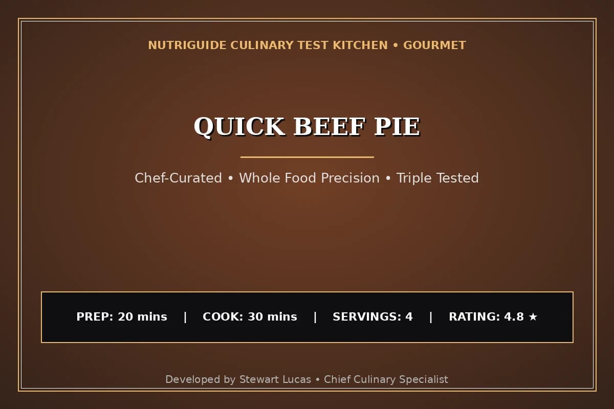 Quick Beef Pie