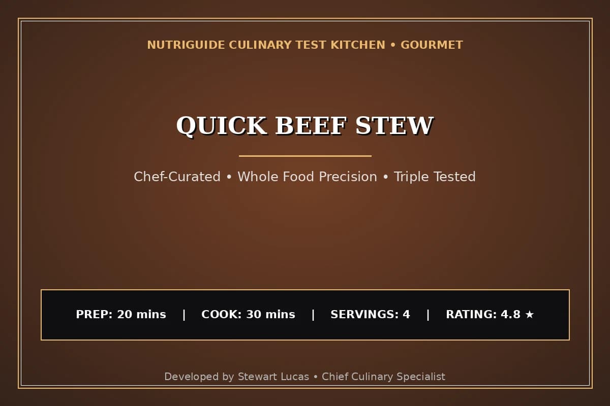 Quick Beef Stew