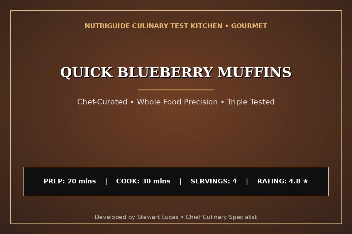 Quick Blueberry Muffins