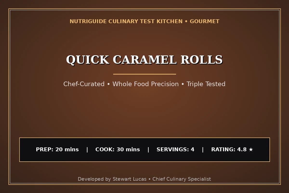Quick Caramel Rolls
