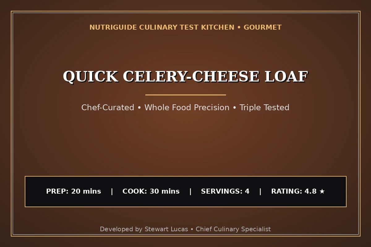 Quick Celery-Cheese Loaf