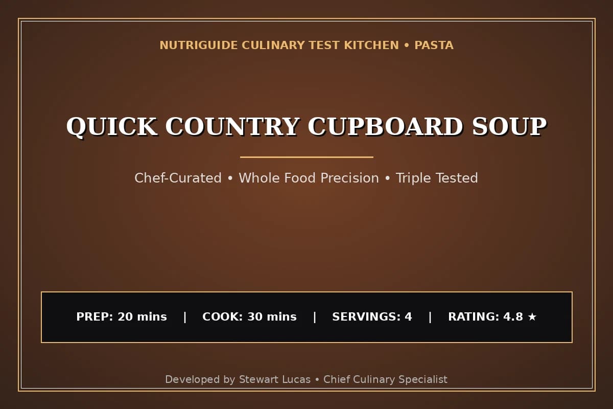 Quick Country Cupboard Soup
